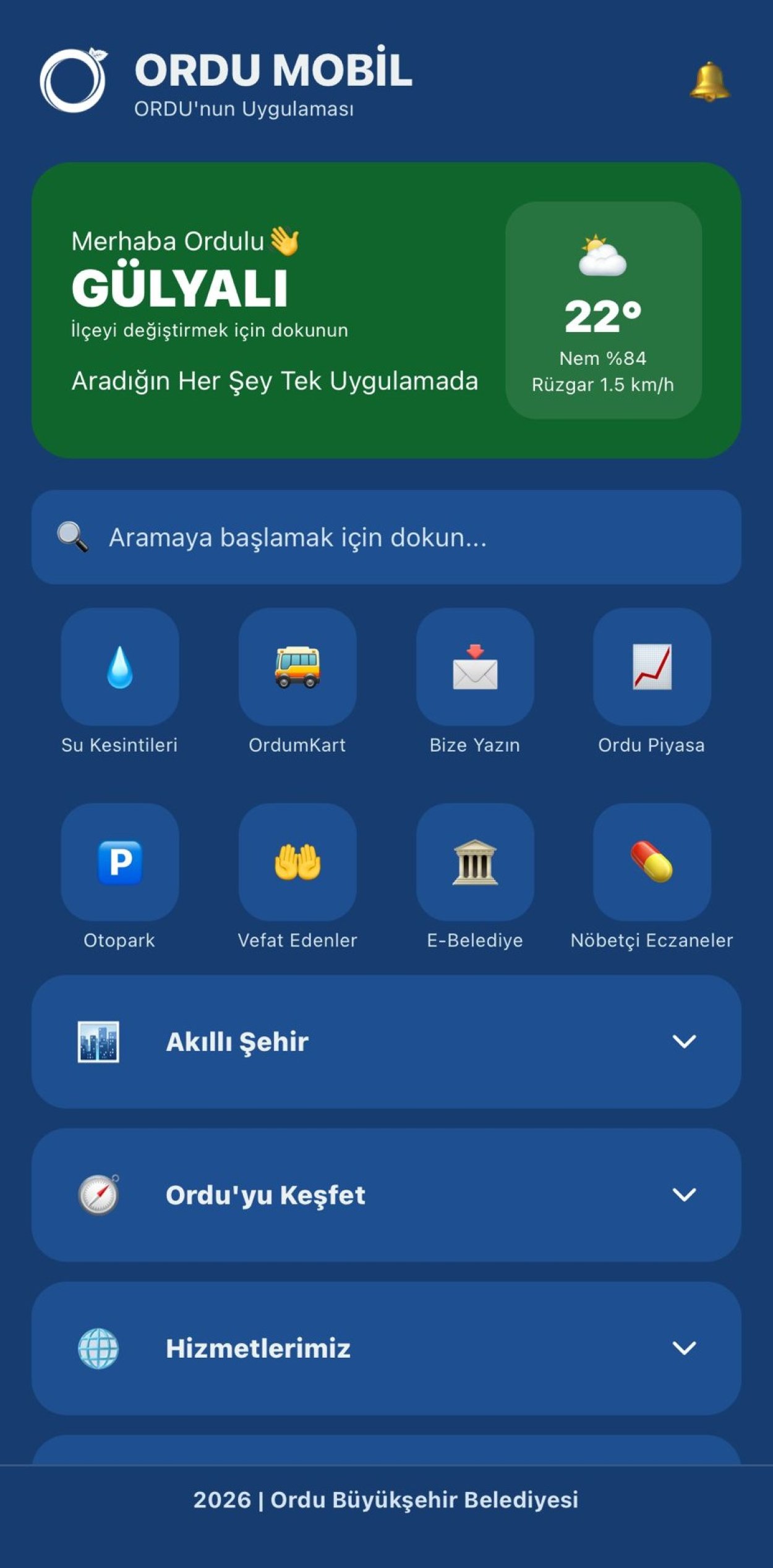 ordu mobil vatandaslarin hizmetinde 3795