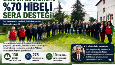 Tarım ve Orman Bakanlığı destekleriyle yürütülen proje kapsamında ekonomik ömrünü
