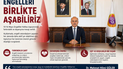 10-16 Mayıs Engelliler Haftası dolayısıyla yapılan açıklamada, engelli bireylerin sosyal
