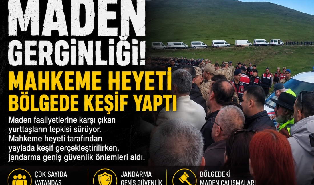 Ordu’nun doğal güzellikleriyle öne çıkan Perşembe Yaylası’nda yürütülen maden faaliyetlerine