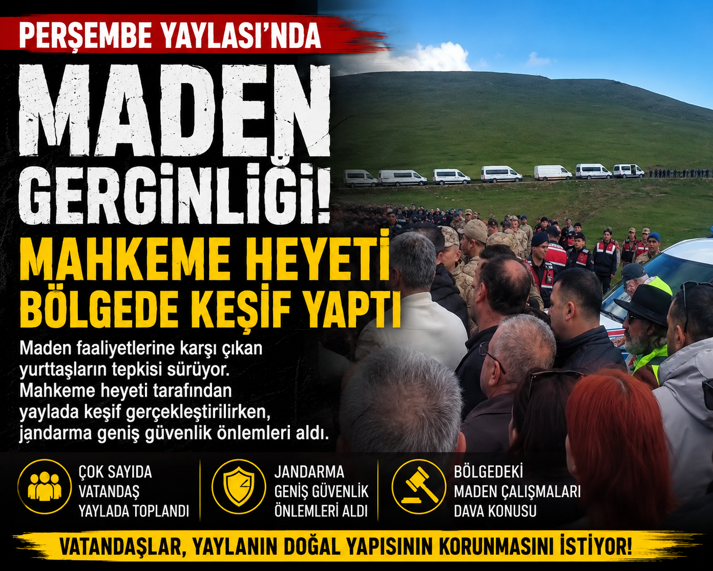 persembe yaylasi maden tepki