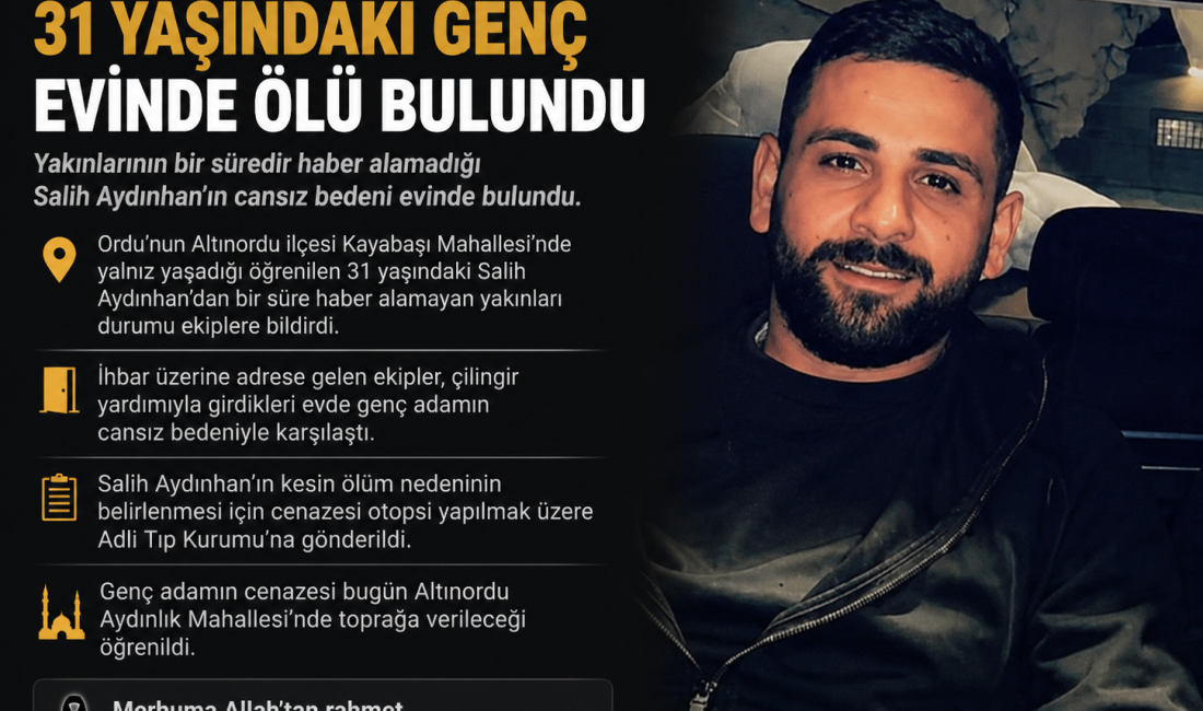 Yakınlarının bir süredir haber alamadığı Salih Aydınhan’ın cansız bedeni evinde