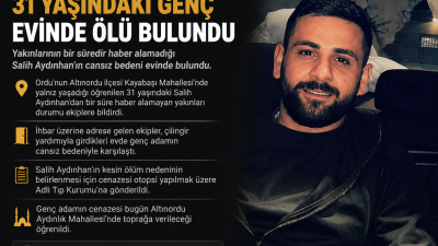 Yakınlarının bir süredir haber alamadığı Salih Aydınhan’ın cansız bedeni evinde