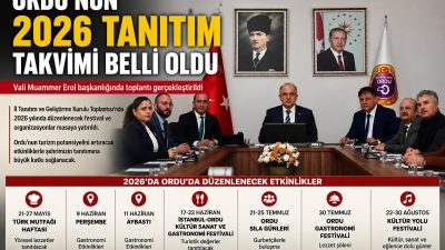Vali Muammer Erol başkanlığında gerçekleştirilen İl Tanıtım ve Geliştirme Kurulu
