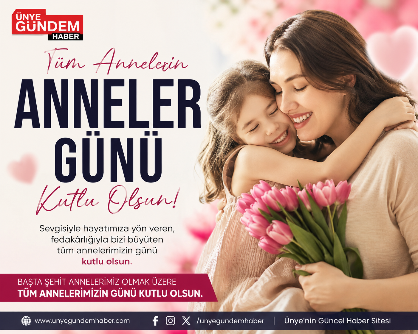 Anneler Günü’nde Duygulandıran Mesaj: Hayatımızın Kahramanları Annelerimiz unye anneler gunu