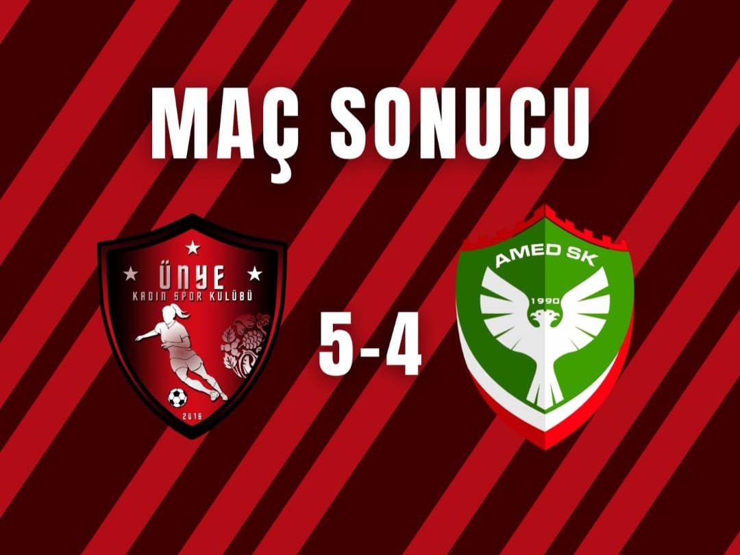 Turkcell Kadın Futbol Süper Ligi’nde mücadele eden Ünye Kadın Futbol