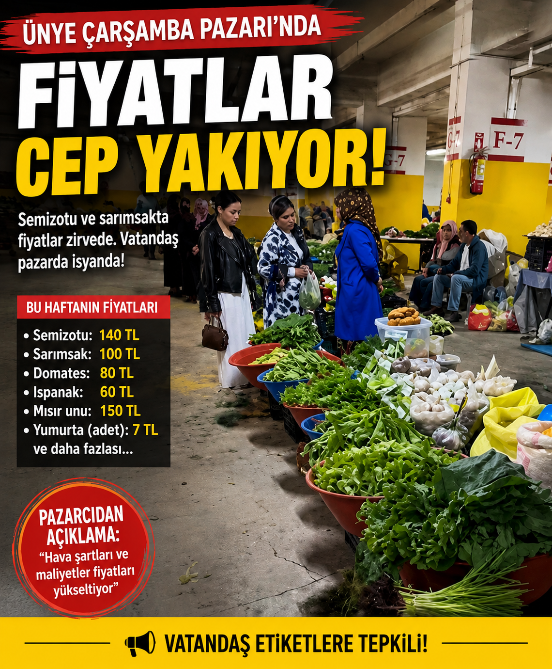 Ünye Çarşamba Pazarı’nda Fiyatlar Cep Yakıyor unye pazar fiyatlari cep yakiyor