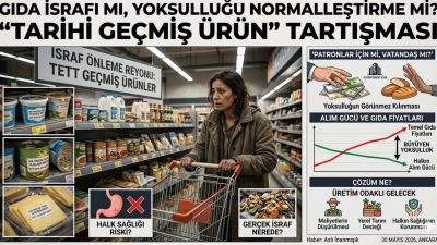 ​Gıda İsrafı mı, Yoksulluğu Normalleştirme mi? “Tarihi Geçmiş Ürün” Tartışması