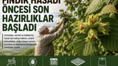 Ordu'da fındık hasadı öncesi üreticilere önemli uyarılar yapıldı. Bahçe bakımı,