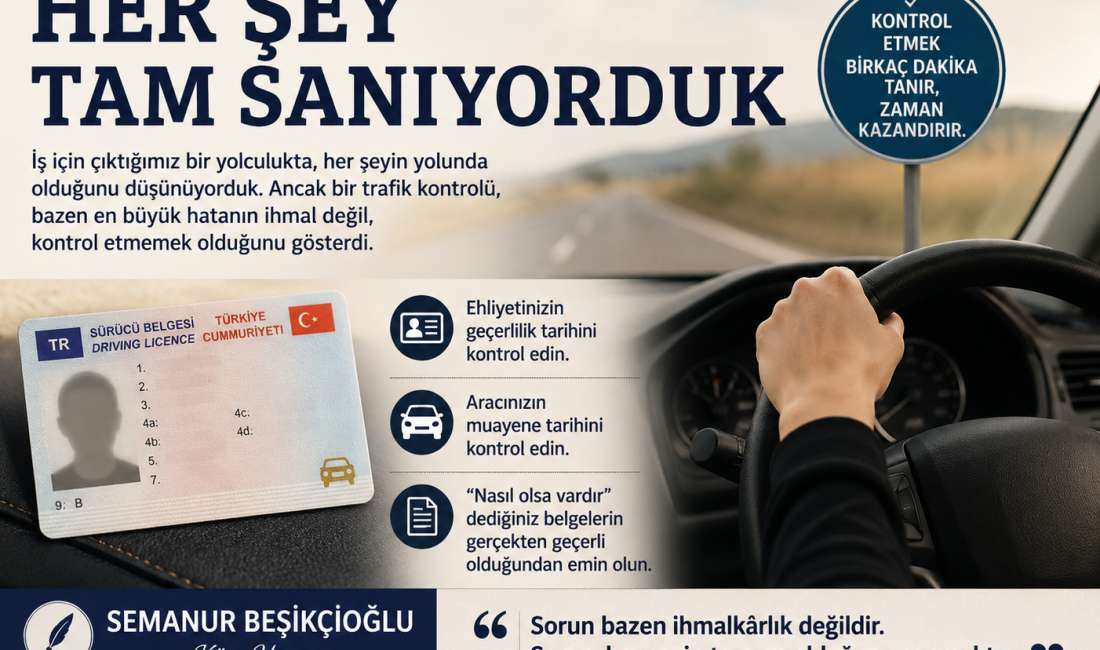 İş için çıktığımız bir yolculukta, her şeyin yolunda olduğunu düşünüyorduk.