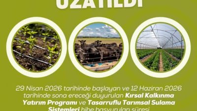 Kırsal Kalkınma Yatırım Programı ile Tasarruflu Tarımsal Sulama Sistemleri desteklerinden