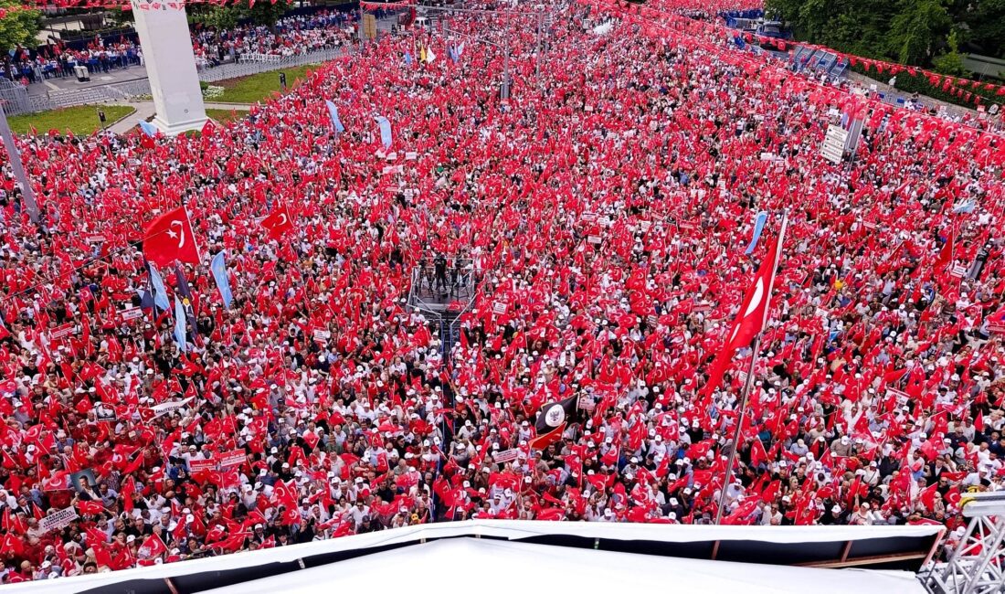 İYİ Parti Ordu Teşkilatı, Ankara Tandoğan Meydanı'nda düzenlenen "Bayrak Açıyorum"