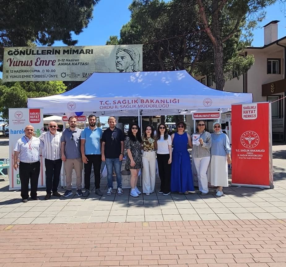 Ünye'de “Hareket Yaşını Öğren, Sağlıklı Yaşa” Kampanyası Başladı saglikli yasa 2