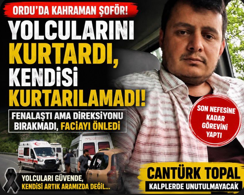 yolculariini kurtardi kendin kurtaramadi