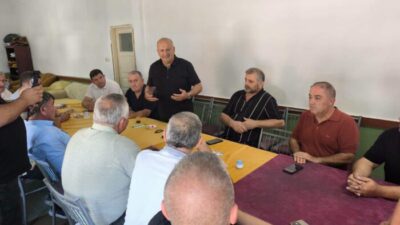 Ünye Belediye Başkanı Hüseyin Tavlı, mahalle muhtarlarıyla düzenlenen istişare ve