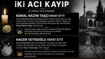 Nazım Taşcı ve Hacer Veyisoğlu Vefat Etti
