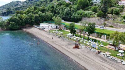 Ordu Büyükşehir Belediyesi tarafından yenilenen Perşembe Aktaş Plajı yaz sezonunda