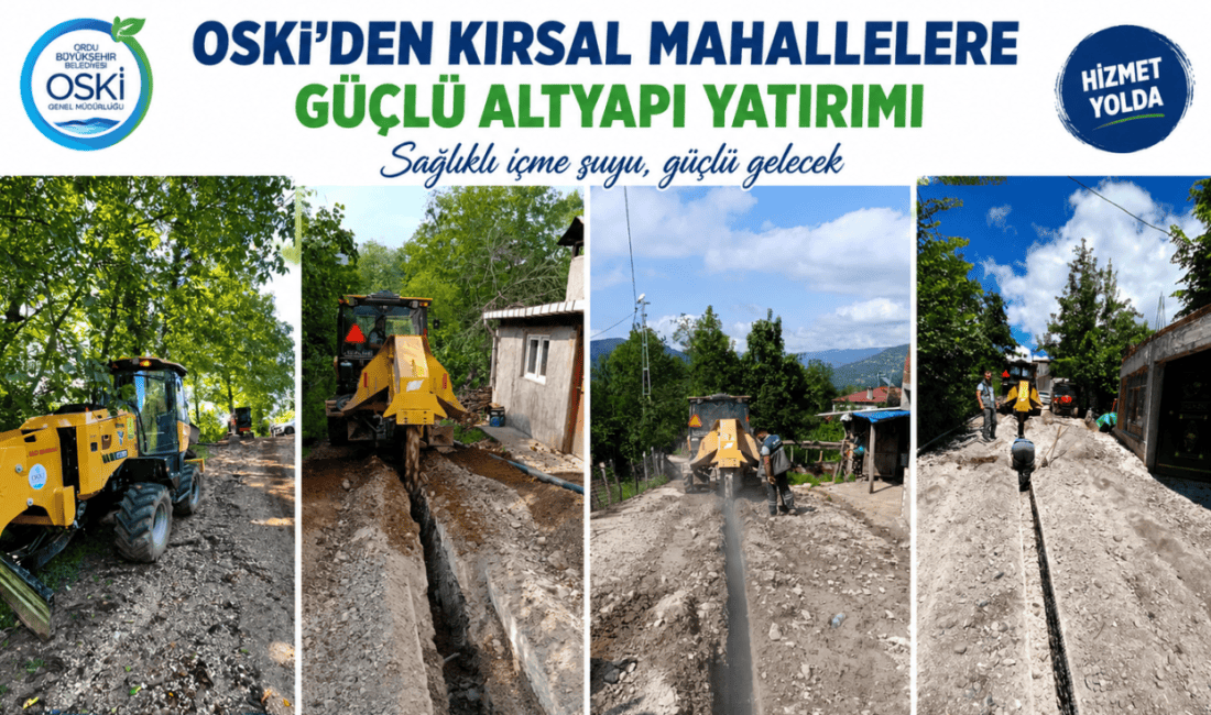 Ordu Büyükşehir Belediyesi, Kabataş'ın Belen Mahallesi'nde 2 bin 200 metrelik