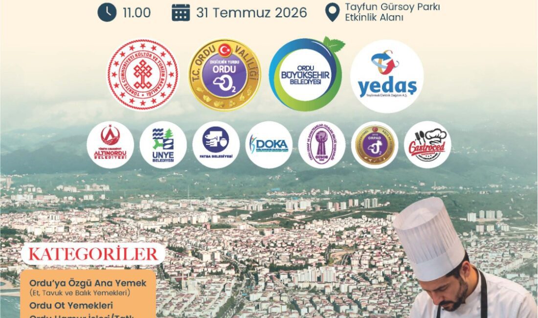30-31 Temmuz'da düzenlenecek YEDAŞ Ordu Gastronomi Festivali kapsamındaki Ordu Yemekleri