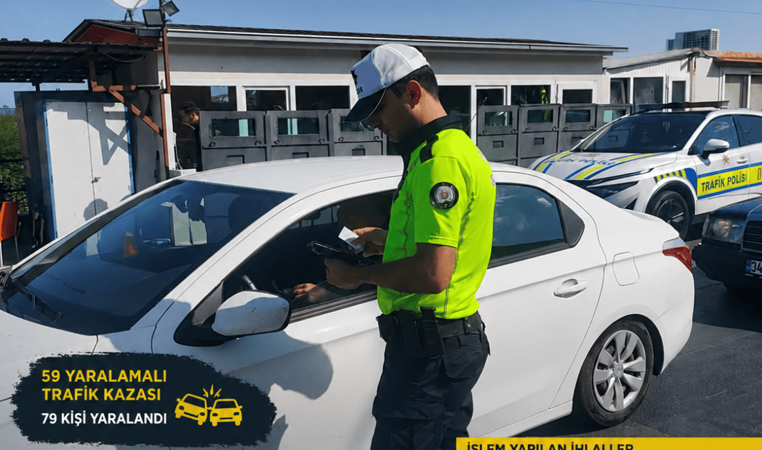 Ordu'da 20-26 Temmuz tarihleri arasında 59 yaralamalı trafik kazası meydana