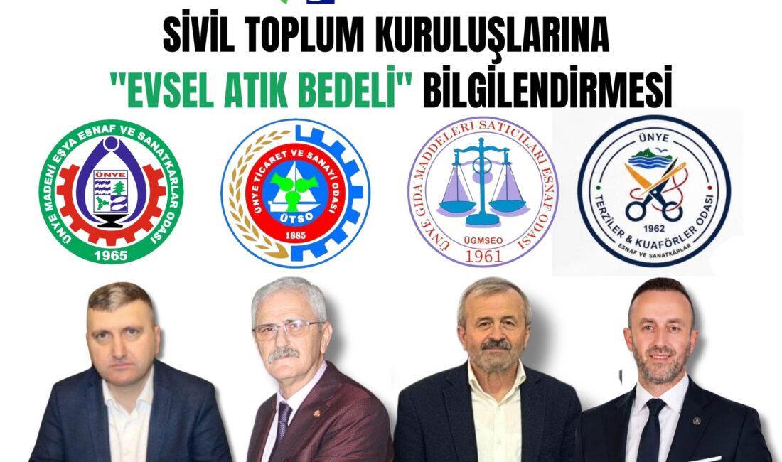 Ünye Belediyesi, evsel atık bedelinin yasal dayanakları ve çevre yönetimine