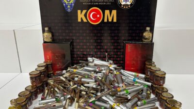 Ordu polisi tarafından Altınordu’daki bir iş yerinde yapılan aramada 345