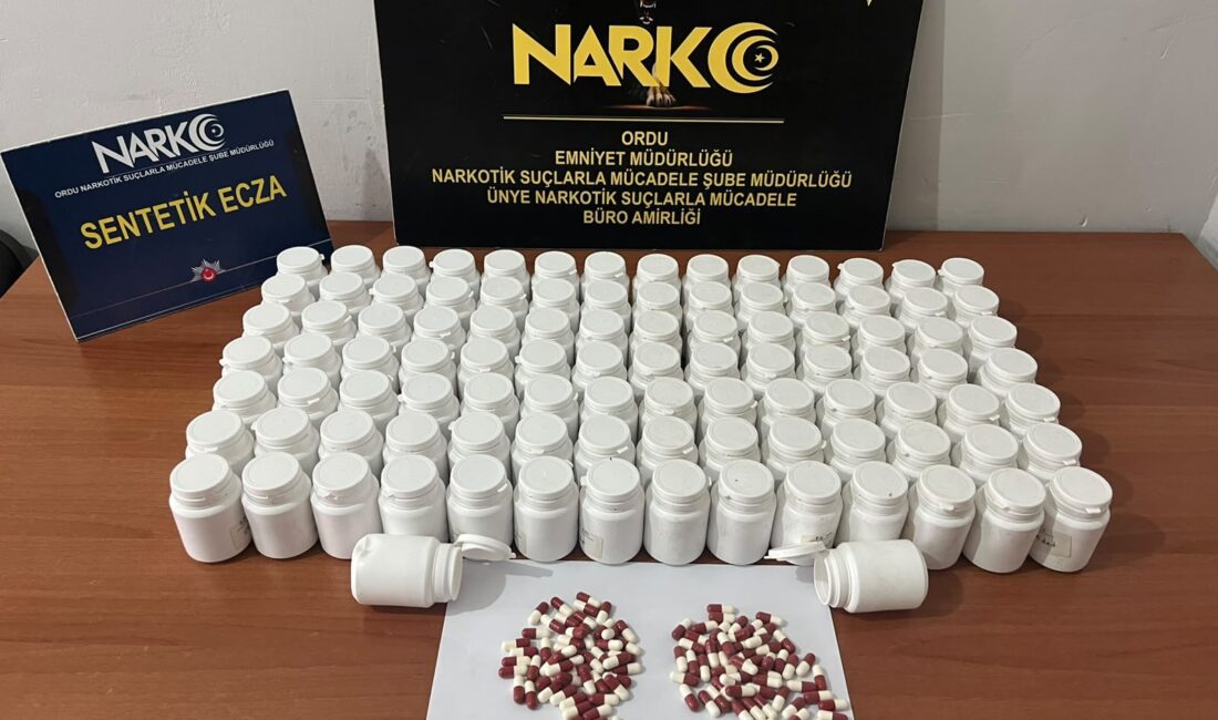 Ordu’da düzenlenen iki ayrı narkotik çalışmasında toplam 5 bin 676
