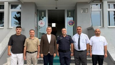 Ünye Offroad Kulübü, İlçe Jandarma Komutanı Üsteğmen Emrah Tunç’u ziyaret