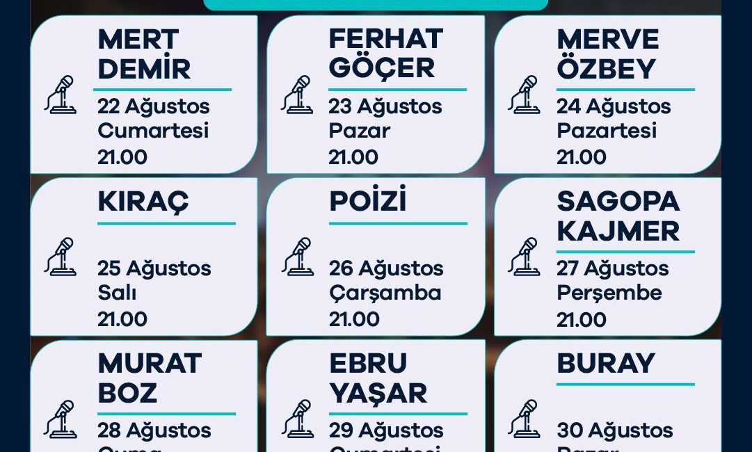 Kültür ve Turizm Bakanlığı tarafından düzenlenen Türkiye Kültür Yolu Festivali’nin