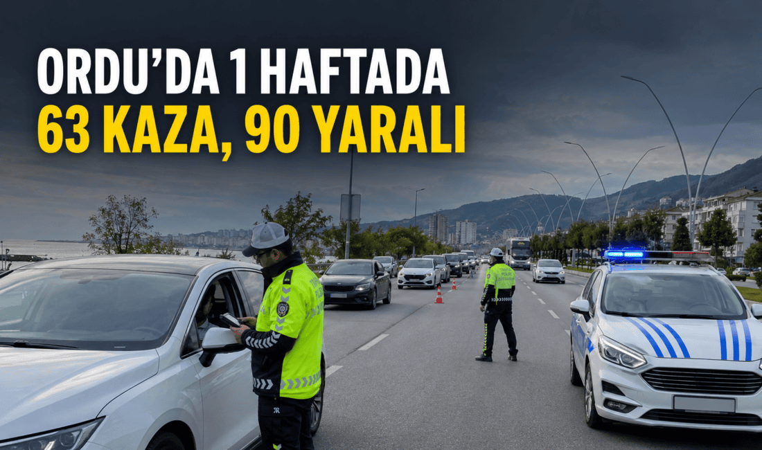Ordu İl Emniyet Müdürlüğü Asayiş Şube Müdürlüğü ekipleri tarafından 10-16