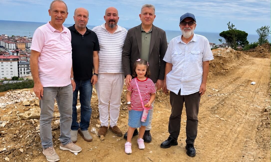 ÜSTP, Ünye Bayramca Tepesi’nde yapımı süren Millet Bahçesi çalışmalarını inceledi.