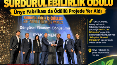 OYAK Çimento, Ünye dahil 7 fabrikada uyguladığı red-5C Isıl Dönüşüm