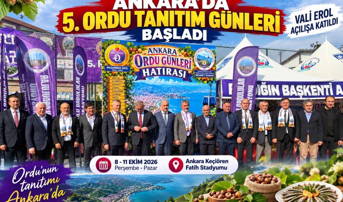 Ankara’da düzenlenen 5. Ordu Tanıtım Günleri, Vali Muammer Erol’un katılımıyla