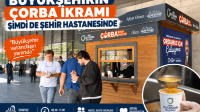 Ordu Büyükşehir Belediyesi, Ordu Şehir Hastanesinde hasta, hasta yakınları ve