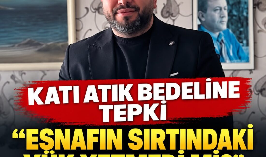 CHP Ünye İlçe Başkanı Mehmet Tombul, katı atık bedelinin maliyet