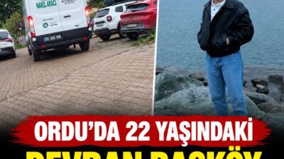 Ordu Kabadüz’de elektrikli tel örgüye temas eden 22 yaşındaki Devran