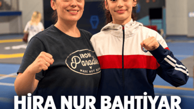 Bahçeşehir Koleji öğrencisi Hira Nur Bahtiyar, taekwondo millî takım seçmelerinde