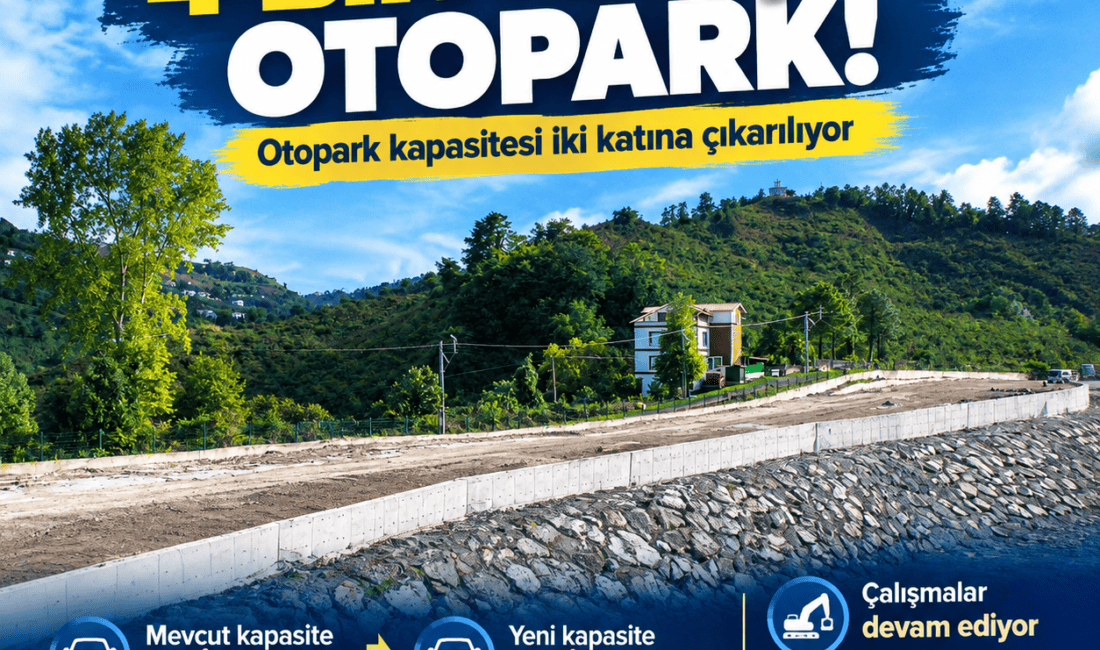 Ordu Şehir Hastanesi’nde otopark kapasitesi 2 binden 4 bin araca