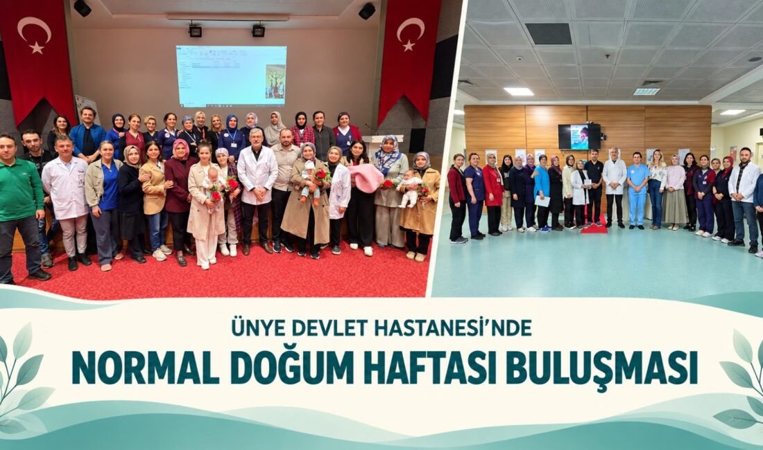Ünye Devlet Hastanesi’nde Normal Doğum Haftası kapsamında doğuma hazırlık eğitimleri