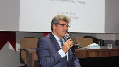 Ünye Müftülüğünde konuşan Prof. Dr. Rahmi Yaran, din görevlilerinin toplumdaki