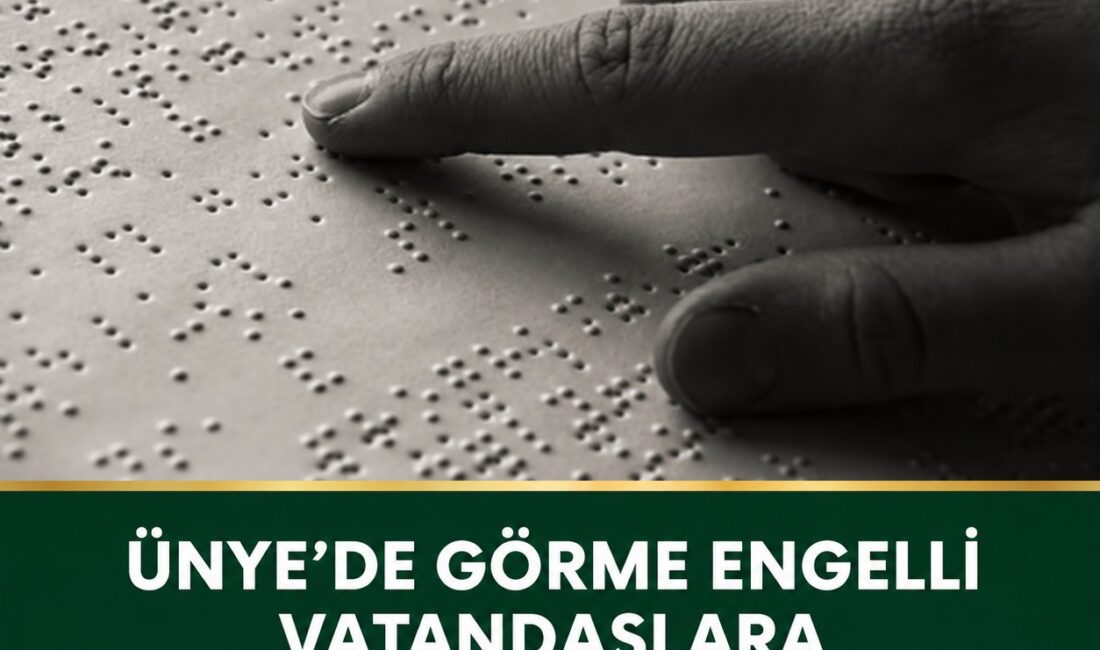 Ünye Müftülüğü, görme engelli vatandaşlar için Braille alfabesiyle Kur’an kursu