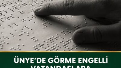 Ünye Müftülüğü, görme engelli vatandaşlar için Braille alfabesiyle Kur’an kursu