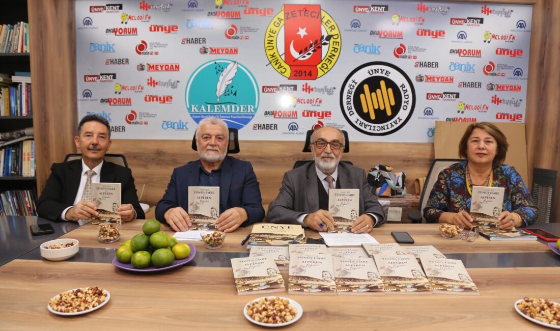 Ünye KALEMDER, ikinci kitabı “Ünye’de Yunus Emre ve Alperenlerden Öyküler”i
