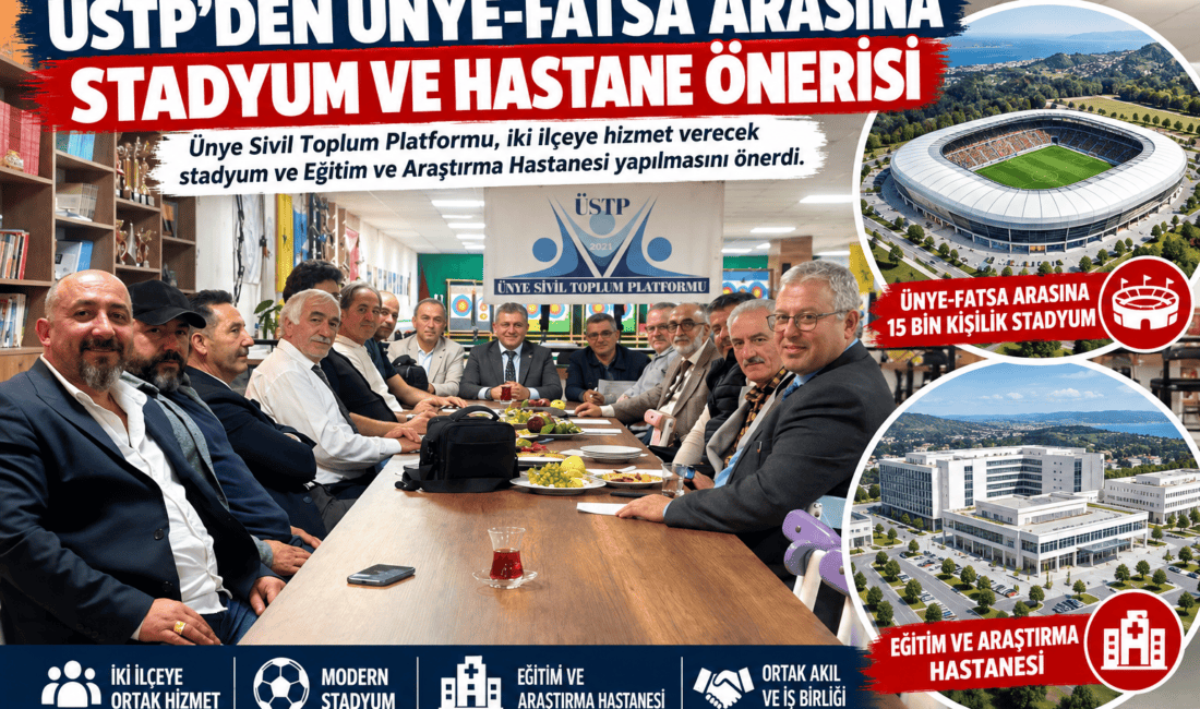Ünye Sivil Toplum Platformu, Ünye-Fatsa arasına 15 bin kişilik stadyum
