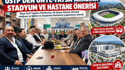 Ünye Sivil Toplum Platformu, Ünye-Fatsa arasına 15 bin kişilik stadyum